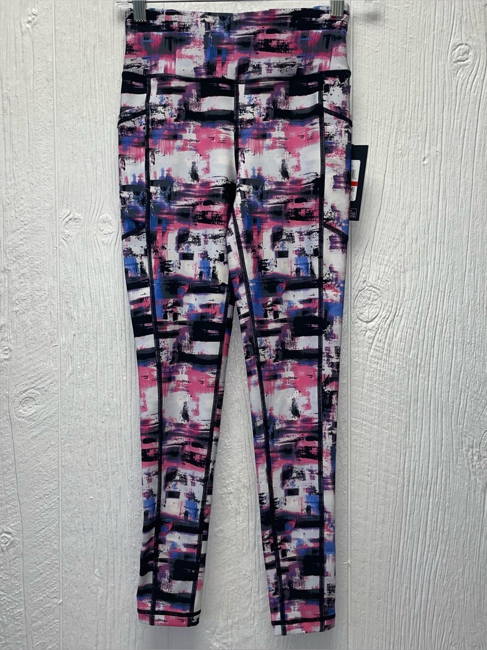 Women’s DKNY Sport High Waist Legging! Abstrac Colors! New With Tags!